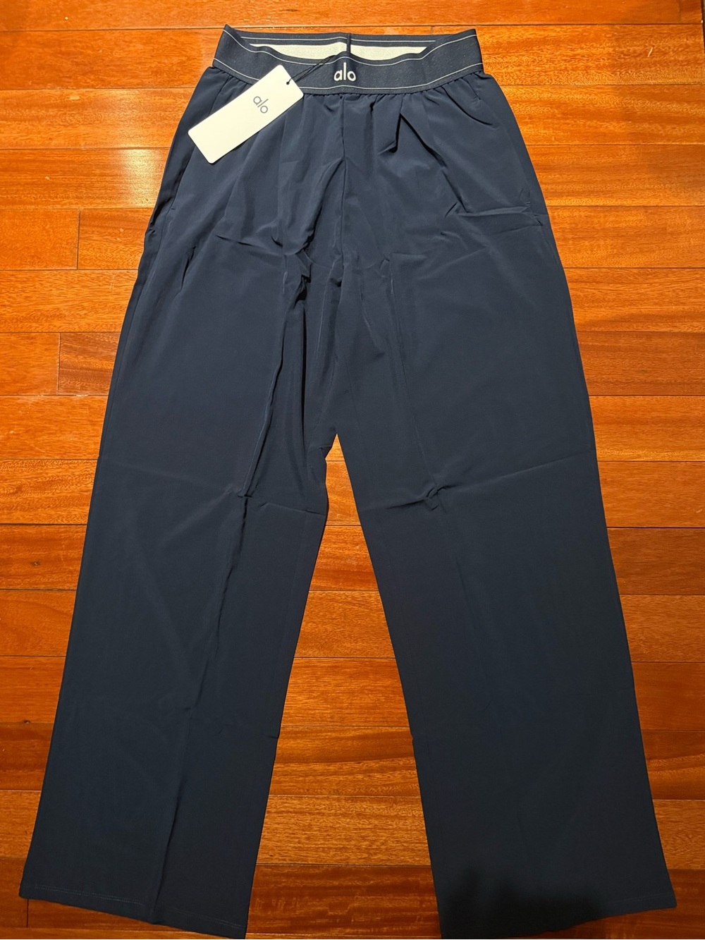 Alo Yoga Navy Blue Regular Trouser Pants Women’s Small
